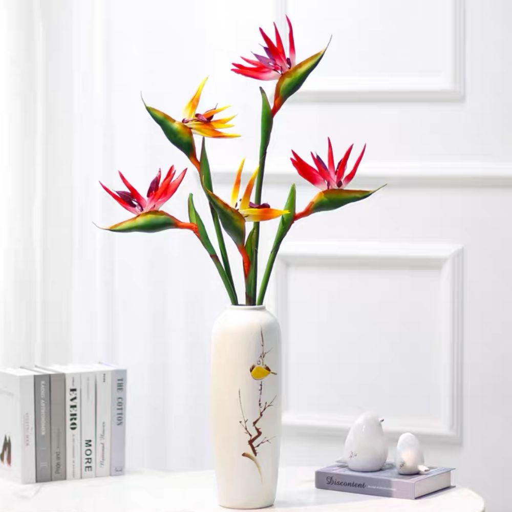 Bird Paradise Strelitzia - Tanaman Buatan Strelitzia Tangkai Panjang, Sentuhan