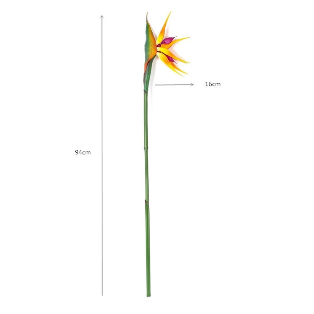 Bird Paradise Strelitzia - Bunga Strelitzia Buatan dengan Tangkai Panjang,