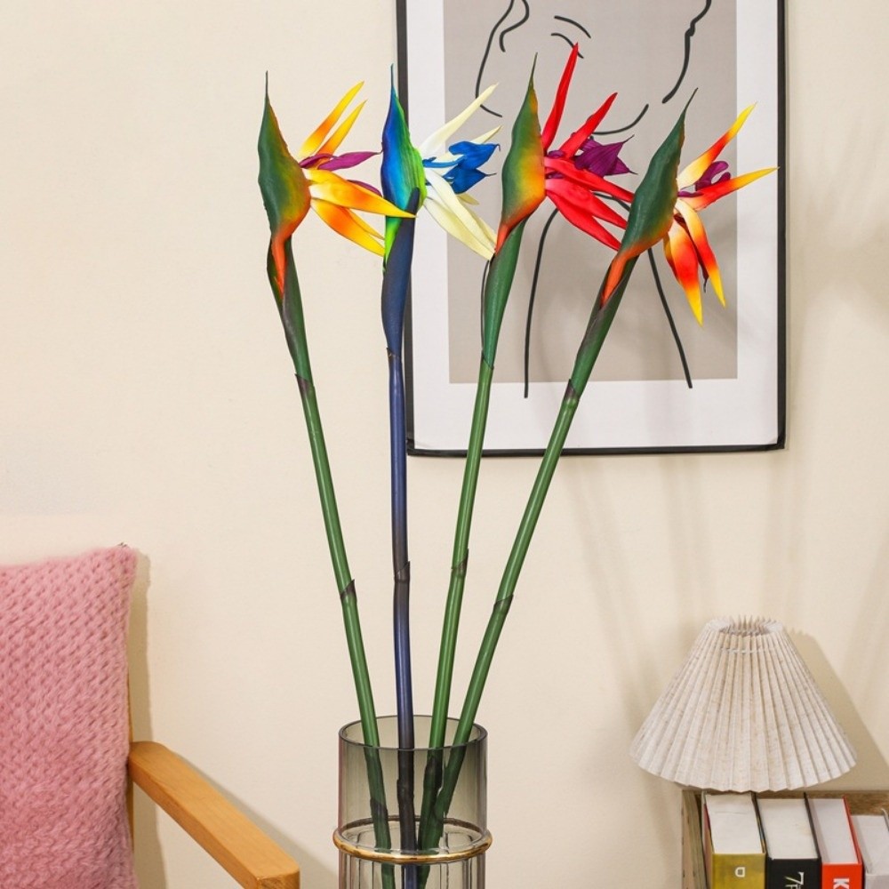 Bird Paradise Strelitzia - Bunga Strelitzia Buatan Panjang Tangkai, Dekorasi