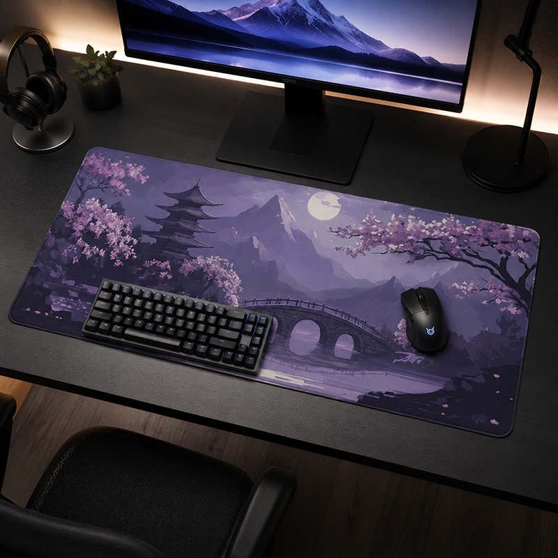 Tradescantia Purple - Alas Mouse Gamer Ungu Moonlit XL