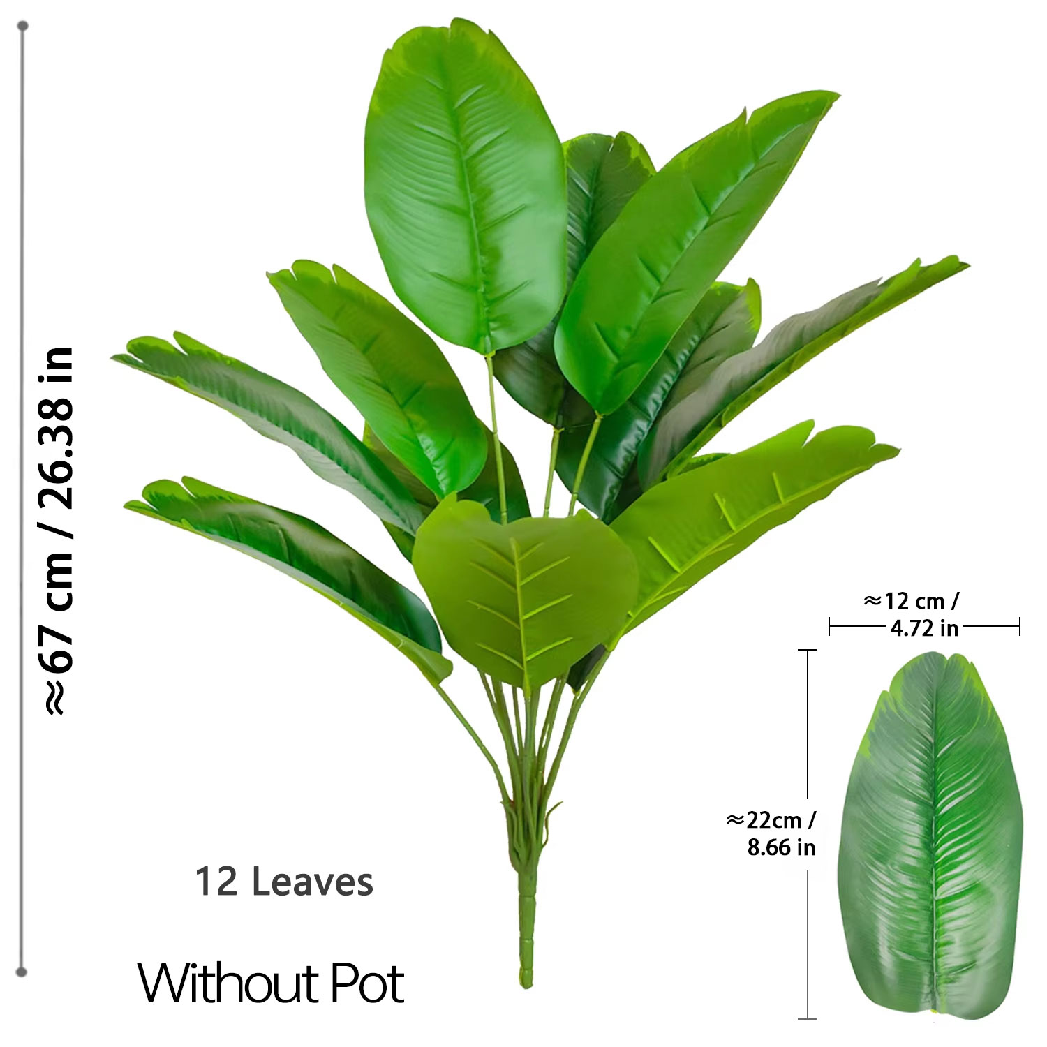 Tanaman Buatan 67-112cm, Pohon - Ficus Lyrata Tree ulasan dan harga