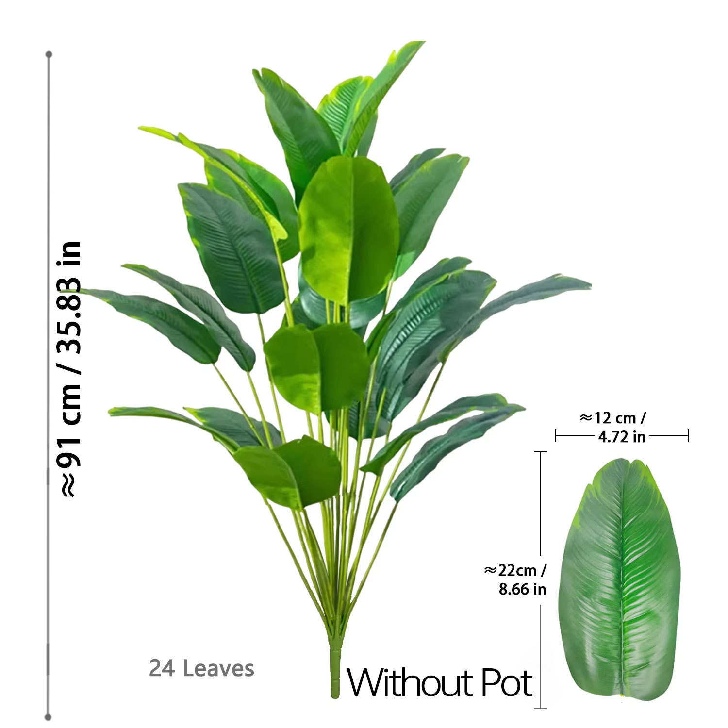 Tanaman Buatan 67-112cm, Pohon - Ficus Lyrata Tree ulasan dan harga