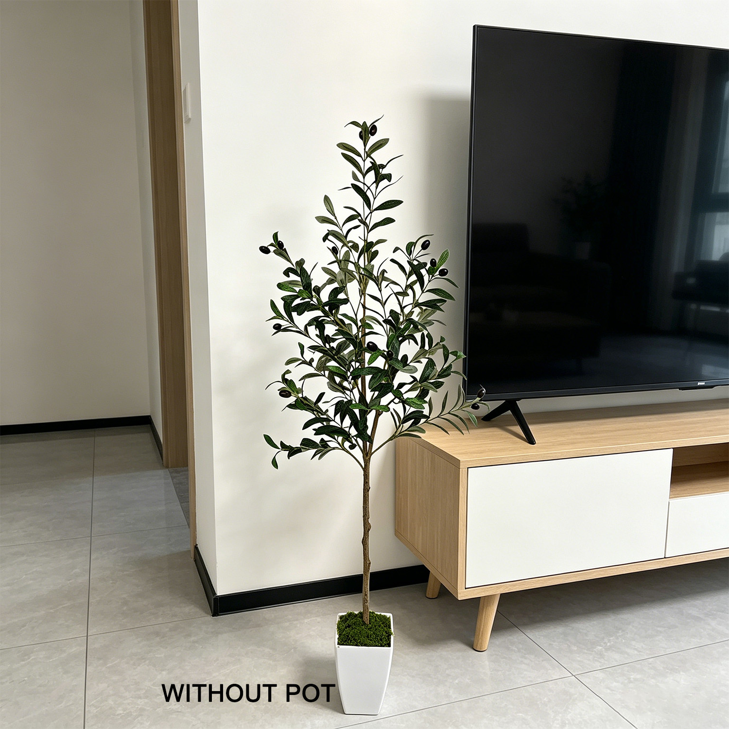 Tanaman Pohon Zaitun Buatan 12 - Ficus Lyrata Tree ulasan dan harga